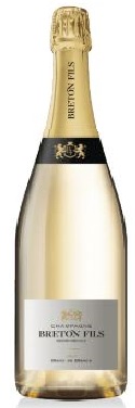 Champagne Breton fils brut Blanc de Blancs magnum 