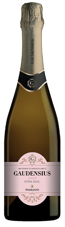 Gaudensius rosato brut Etna DOC metodo classico Firriato