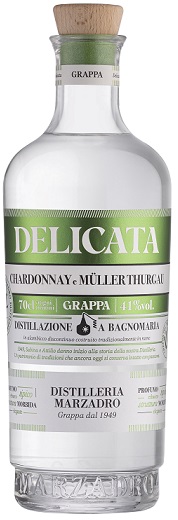 Grappa Delicata - Chardonnay e Muller Thurgau Distilleria Marzadro